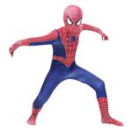 Halloween Superhero 3D Spandex Cosplay Costume for Kid's Christmas Birthday gift (JF-LMTN, M)