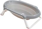 Tigex Baignoire Bébé | Pliable Ultra Compacte | 0-12 Mois | Contenance: 35L | Gris