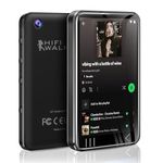 HIFI WALKER G7 MP3 Player with Bluetooth and WiFi- MP3 Player with Spotify and Camera, Android MP3 Player, Touchscreen 80GB MP4 Music Player with Speaker, Spotify, YouTube (BK-80GB)