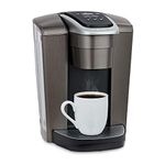 Keurig K-Elite Single Serve K-Cup Pod Coffee Maker, with Strong Temperature Control, Iced Coffee Capability, 12oz Brew Size, Programmable, Brushed Slate