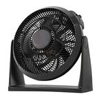 Netagon Robust Floor & Desk High Velocity Powerful Air Circulator Cooling Fan for Home & Commercial use with 3 Speed Settings - BLACK (12" (30cm))