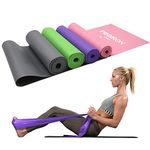 PROIRON Latex-Free Resistance Bands, Exercise Bands for Strength Training, Yoga, Pilates, Stretching, Home Gym Workout, Upper Lower Body, Light Medium Heavy