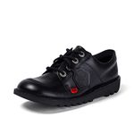 Kickers Women's Kick Lo Shoes | Extra Comfort For Your Feet | Added Durability, Black, 6 UK