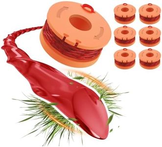 GreatBuddy WA0010 Weed Eater String Replacement for Worx String Trimmers, 6 Packs