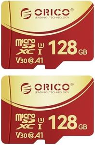 ORICO 128GB(2 Packs) microSDXC UHS-I Memory Card, 100MB/s, 4K UHD Recoding, U3, Class10, V30, A1, Micro SD for Action Camera, Dash Cam, TF Card F3