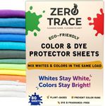 Zero Trace Color Catchers for Laundry - Protects Clothes with Laundry Color Dye Catcher Sheets, Color Run Remover, Color Grabbing Laundry Sheets, and Color Bleed Remover for Clothes - 80 Sheets