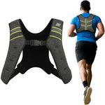 Bodystation Neoprene Weighted Vest for Men & Women – Durable & Comfortable Workout Vest for Fitness, Running, CrossFit, Strength Training & Cardio – Heavy-Duty Design for Home & Gym Use