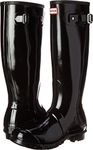 Hunter Women's Original Tall Gloss Boot Black, Size 8