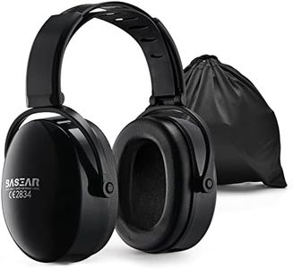 SNR 35dB Noise Reduction Ear Muffs, Comfortable Hearing Protection Earmuffs,Adjustable Coquille Antibruit Pour Adulte, Noise-Cancelling Safety Ear Muffs for Mowing/Autism/Construction,with Storage Bag