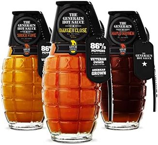 The General’s Hot Sauce Fire for Effect 6oz, 3-Pack Gift Set – Gourmet Hot Sauce Variety with Habanero, Cayenne & Maple �– American Grown, All-Natural, Spicy Sauce Collection - Veteran-Owned