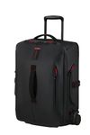 Samsonite Paradiver Light - Wheeled Duffle Bag & Backpack (55 cm), Small, Hand Luggage, Water-Repellent, Lightweight, 51L, Black (Black)