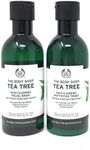 The Body Shop Tea Tree Duo Set 100% Vegan Facial Wash and Mattifying Toner