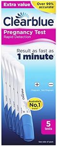 Clearblue Pregnancy Test Rapid Detection, 5 Count