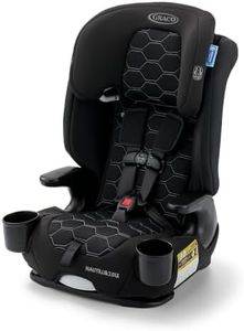 Graco Nautilus 2.0 LX 3-in-1 Forward Facing Car Seat, High Back Booster, Backless Booster Car Seat Featuring InRight & Latch, Hex