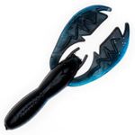 BAITFUEL PACA Craw Creature Bait Infused with Supercharged X55 Formula Gel | 5-Inch, Black/Blue