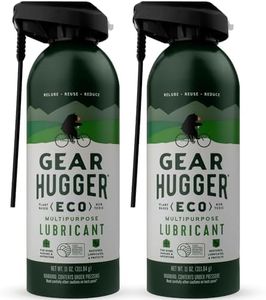 Gear Hugger Multipurpose Lubricant - Eco-Friendly (11 oz, Pack of 2), Rust Remover - Garage Door Lubricant Spray, Door Hinge Lubricant & Lock Lubricant - Plant-Based, No Petroleum, No PTFE