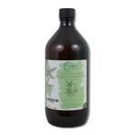 Cold Pressed Organic Pure Castor Oil 1 litre, Glass Bottle, Vegan, BP Grade, Hexane Free, Non-GMO