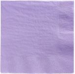 Amscan Big Party Pack Luncheon Napkins, 6.5" X 6.5", Lavender