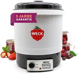 WECK Einkochautomat WAT34 Kunststoff mit Thermostat – 29L Einkochtopf, Glühweinkocher, Dampfentsafter, Einweckautomat – Made in Germany, hochwertig & vielseitig