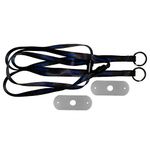 chubuddy chubuddy Neck Lanyard Chewy Holder Set of (2) - 2 Black Lanyard & 2 Natural Strap