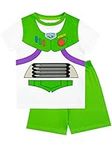 Disney Kids Toy Story Buzz Lightyear Short Pyjamas Green 3-4 Years