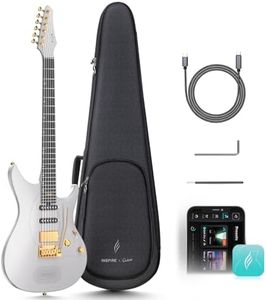 Enya Electric Guitar Inspire 39" Smart Electric Carbon Fiber Guitarra with 15W Wireless Speaker, 20 Distinct Tones, Onboard Presets, Charging Cable, Adjusting Wrench, and Gig Bag