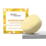 Earth Rhythm Milk Shampoo Bar, | Gentle on Hair, Daily Use, Sulphate & Paraben Free, Plastic Free (Cardboard) - 80gm