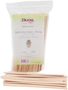 Dukal Reflections Wax Body Treatment Applicators, Beige, 100 Count