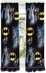 Franco Kids Room Window Curtain Panels Drapes Set, 82 in x 63 in, Batman