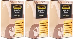 Farmhouse Biscuits Sugar Free Coconut Crunch Cookies - Pack of 3