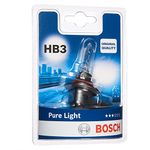 Bosch HB3 (9005) Pure Light Headlight Bulb - 12 V 60 W P20d - 1 Bulb