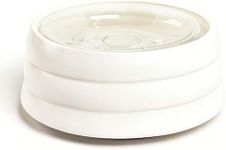BOBO & Bowl Dog Water Bowl Food-Grade Ceramic Bowl Dishwasher Safe, White
