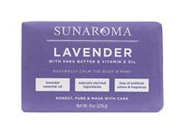 Sunaroma Lavender W/Shea Butter & Vitamin E Oil Soap (Pack of 1)