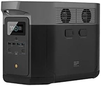 EF ECOFLOW 2016Wh Portable Power Station DELTA Max, Expandable Capacity, with 4 x 2400W (4600W Surge) AC Outlets Solar Generator Made for Home Backup, Emergency, Outdoor Camping or Travel