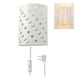 Plug In Wall Sconce Stars and Moons