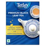 Tetley, Premium Black Tea Leaf, Rich Aroma & Strong Taste With Added Long Leaves And Granules, 500gm