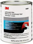 3M Lightweight Body Filler, 05801, 1 gal , White