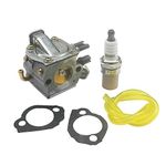 KIPA Carburetor for Stihl Chainsaw Gas Saw MS340 MS350 MS360 034 036 Engine Replace Zama C3A-S31A C3A-S31E Stihl 1125-120-0613 1125-120-0614 1125-120-0615 1125-120-0651 Tillotson 40-HE-20A H20036