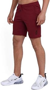 TCA Men's Aeron Gym/Running Shorts with Pockets - Cabernet, Large