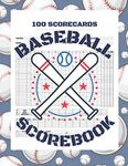 Baseball Scorebook: Log Book For Baseball and Softball Games, Inside 100 Scoring Sheets, Perfect Gift for Coaches and Fans