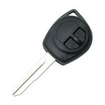 BROVACS Replacement Key Shell Compatible with SUZUKI Swift Vitara Liana Ignis SX4 Alto 2 Button Keyless Entry Remote Key Case Fob PG105B