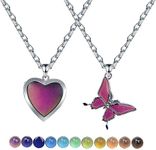 Mood Necklaces for Women Butterfly 