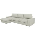 CRIUSJA Couch Covers for IKEA Kivik Sectional 3 seat with Chaise (318cm/125.2in), Couch Covers for 3 Cushion Small Couch with Cushion Covers, Sofa Slipcovers for Living Room (Customized Covers)