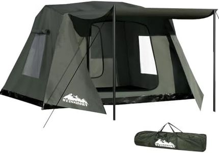 Weisshorn Beach Tent 2-3 Person Camping Tents, Portable Dome Shade Shelter, Easy Setup Lightweight Umbrella Sun Protection Outdoor Fishing Family Picnic Green