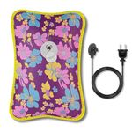 Hot Water Bag LUMONY CARE® Heating Bag Gel hot Water Bag hot bags for pain relief hot water bags electric hot pack heat pad electric for pain relief electric heating pad for back pain Men & Women with Charging Cord (Multicolour)