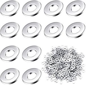 600 Pieces Aluminum Backup Pop Rivet Washers for 3/16 Inch Diameter Rivets Aluminum Rivet Washers for Repairing Boats, Cars, Household and Other Projects.