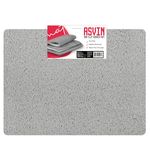 Asvin Large Anti Slip Bath & Shower Mat for Inside Shower & Wet Areas (60x80cm Grey) Quick Drying