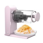 NORJIN Shaved Ice Machine, USB Rechargeable Snow Cone Machine Ice Crusher with 2 Reusable Ice Mold for Home/Kitchen/Camping