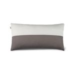 Wakefit Microfiber Large Size Sleeping Pillow | Height Adjustable | Soft & Fluffy Comfort | White & Grey | 36 x 20 Inch | Set of 1 |Free Extra Filling for Custom Comfort
