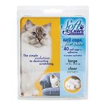 Soft Claws Cat Nail Caps Take-Home Kit, Large, Clear